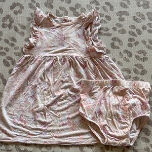 Magnetic Me Floral Baby Dress with Bloomers